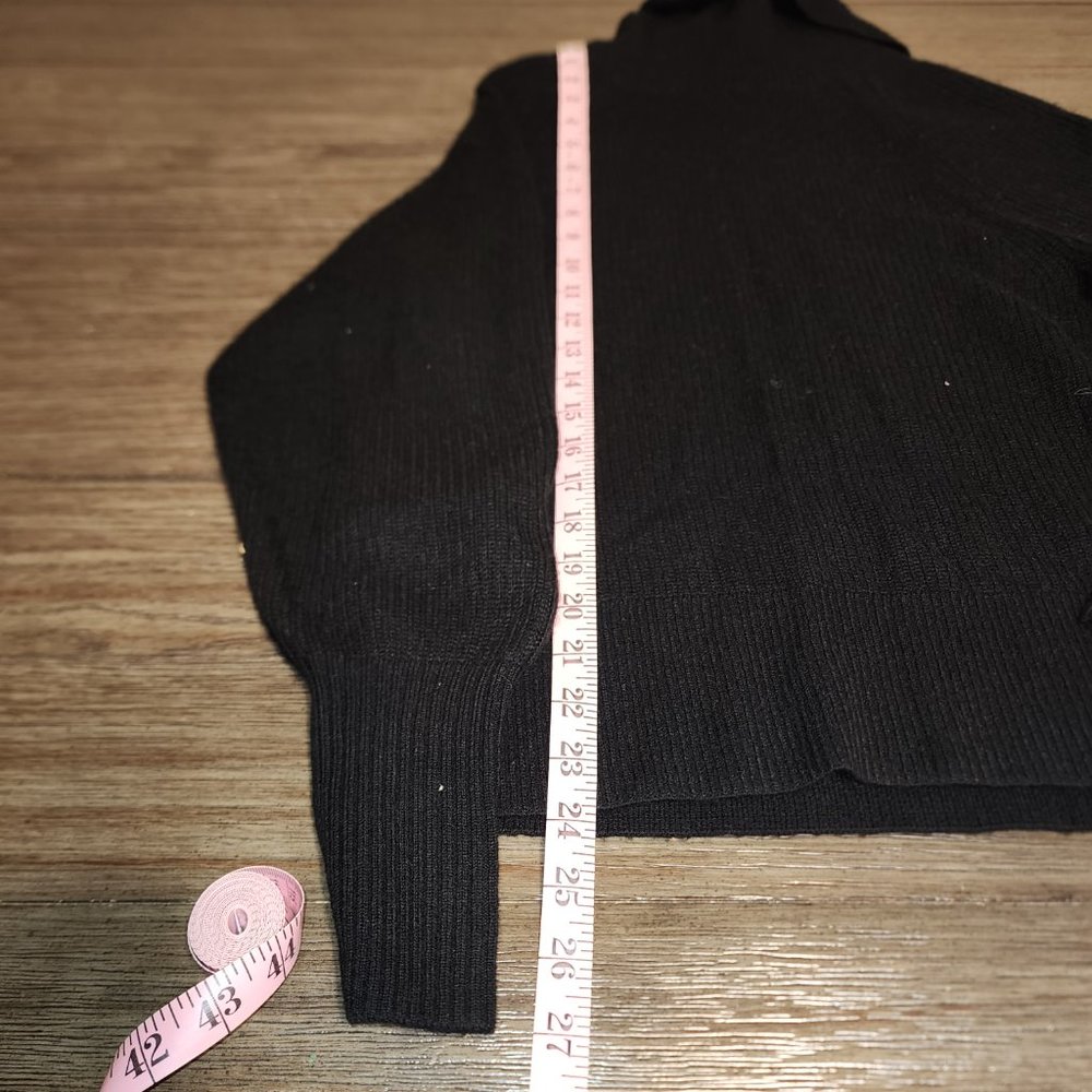 Quince Baby Alpaca-Wool Turtleneck NWT Black XS - Picture 3 of 8